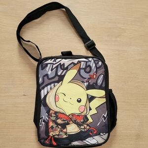 Pokemon Pikachu Lunch Bag Box Shoulder Strap